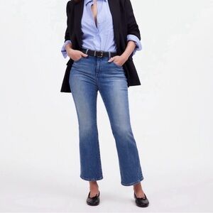 Madewell Curvy Kick Crop Jeans